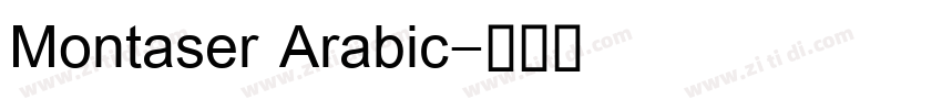 Montaser Arabic字体转换